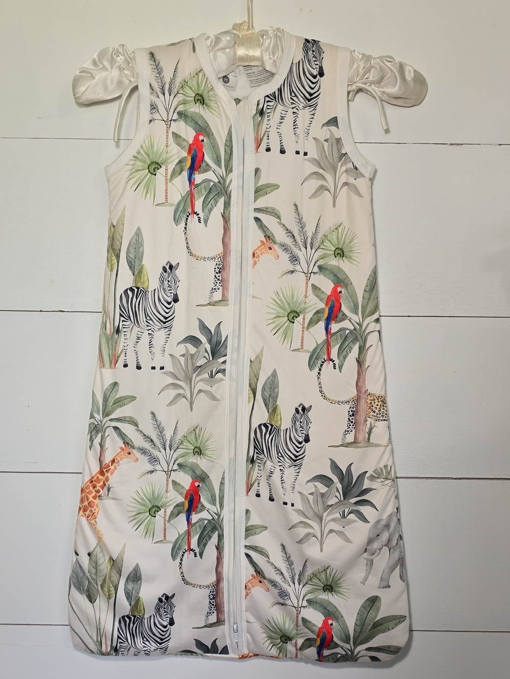 Lululoombaby Safari Jungle Print Sleep Sack Size M (6-15 Months) 1.0 TOG